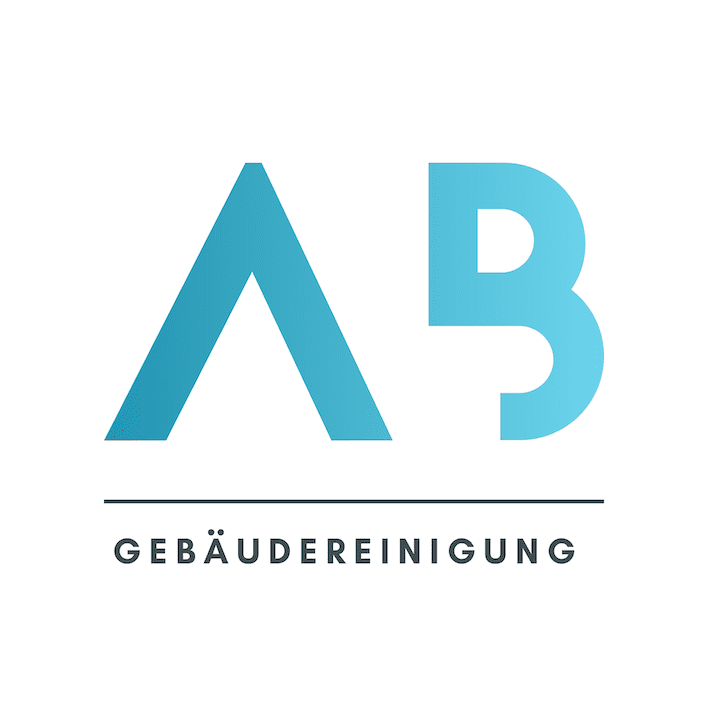 Logo von AB Gebäudereinigung Tuttlingen auf weißem Hintergrund.